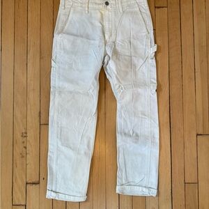 Levi’s White Carpenter Jeans